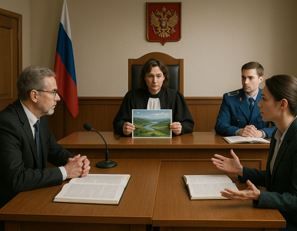 Судебное заседание по экологическому делу в российском суде